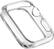 Left. Modal™ - Bumper for Apple Watch™ 44mm (2-Pack) - Clear/Space Gray.