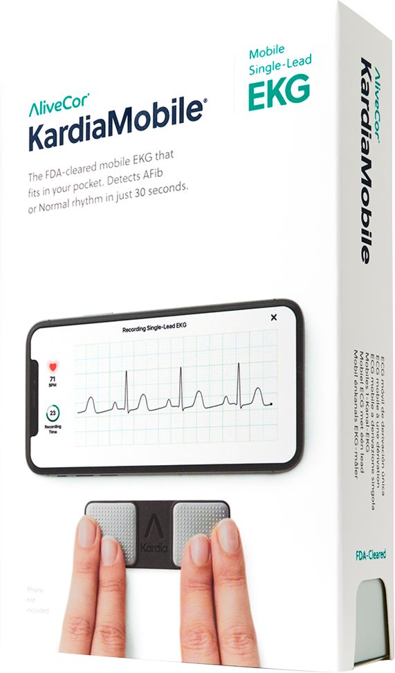 Personal Smart Device EKG  KardiaMobile 6L EKG by AliveCor