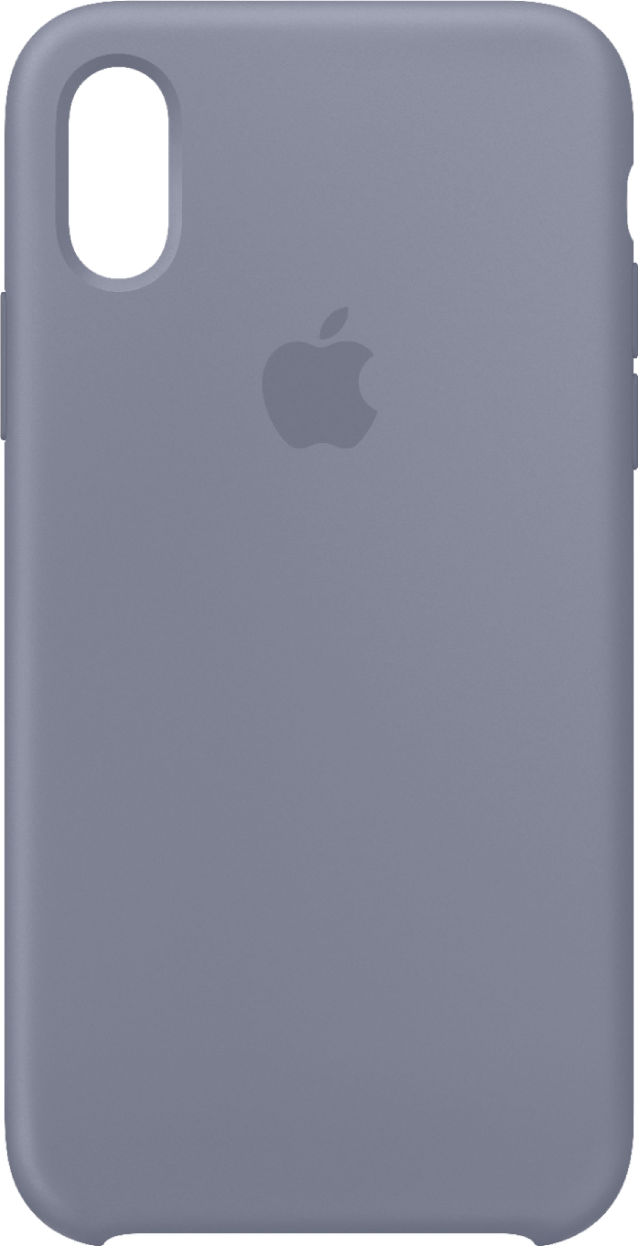  Apple - iPhone® XS Silicone Case - Lavender Gray