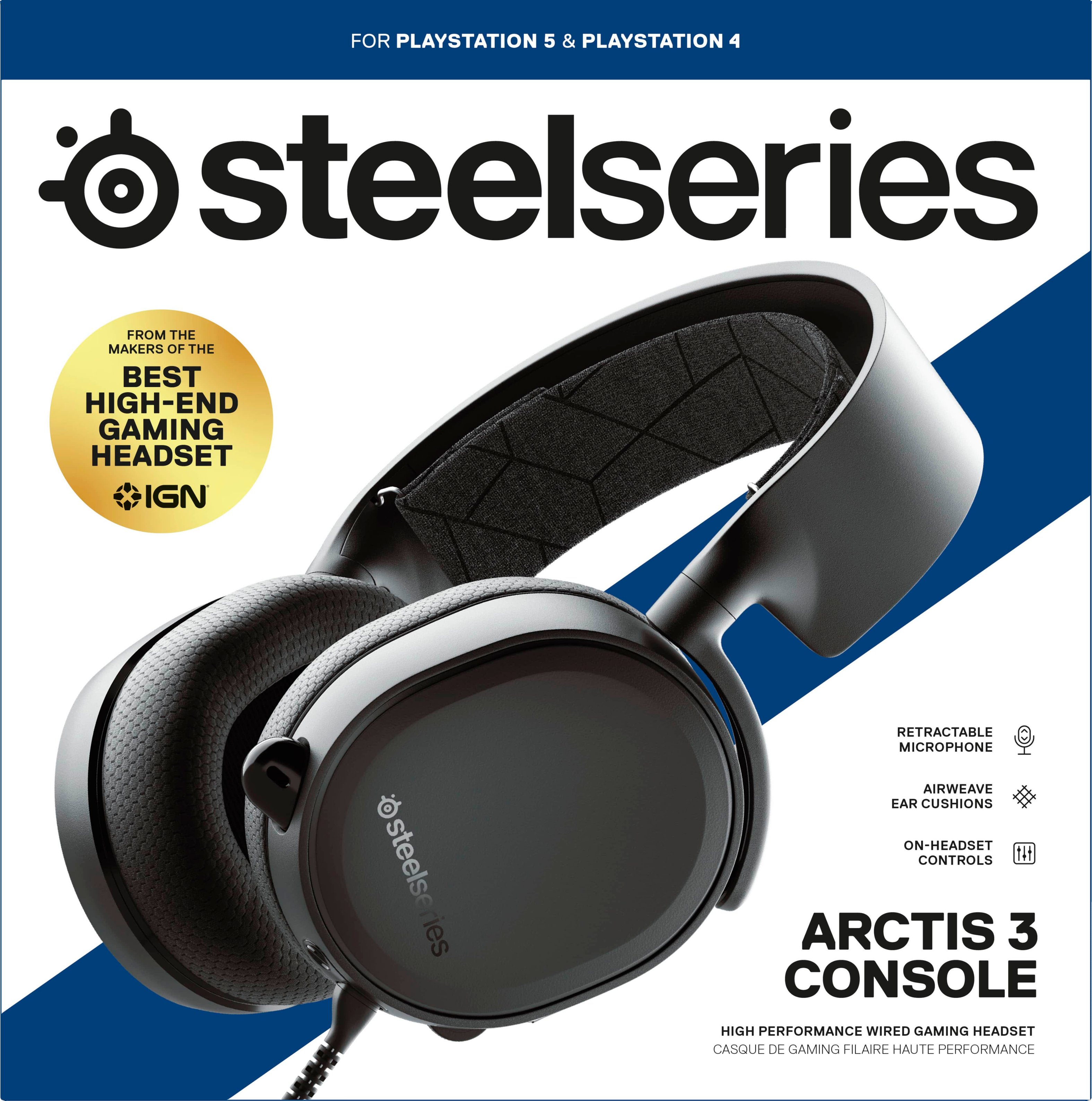 Steelseries Arctis 3 Headset - Black 