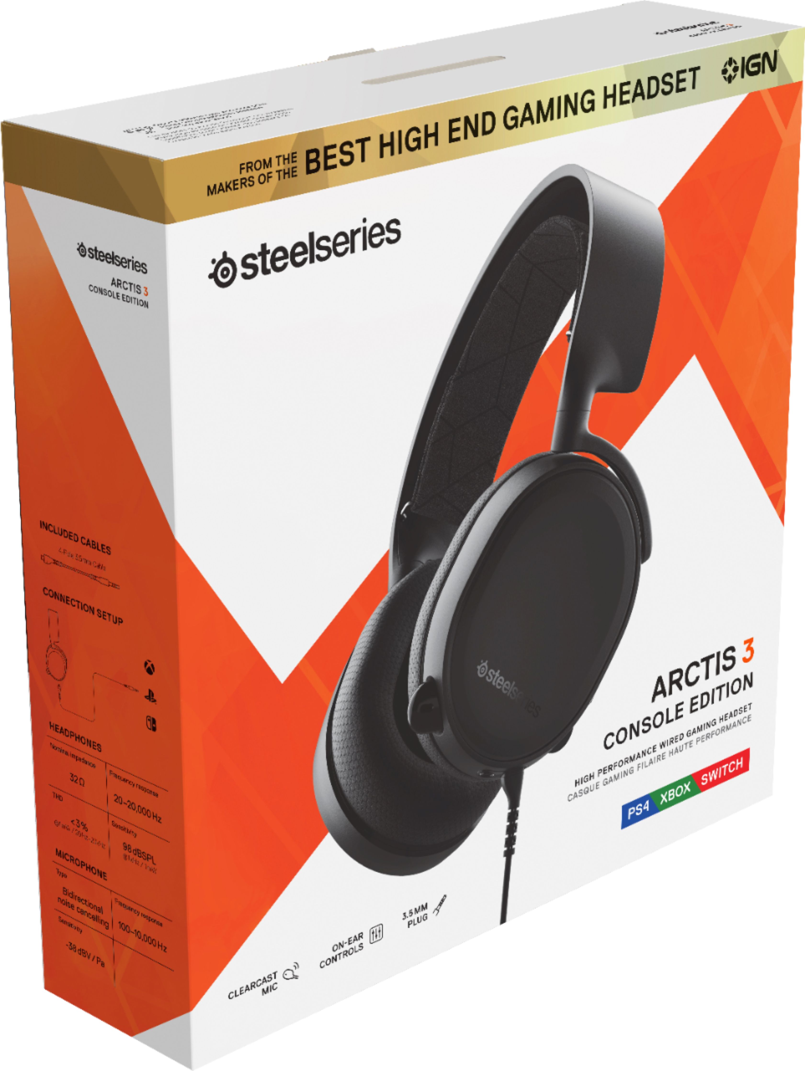 steelseries arctis 3 console edition wire