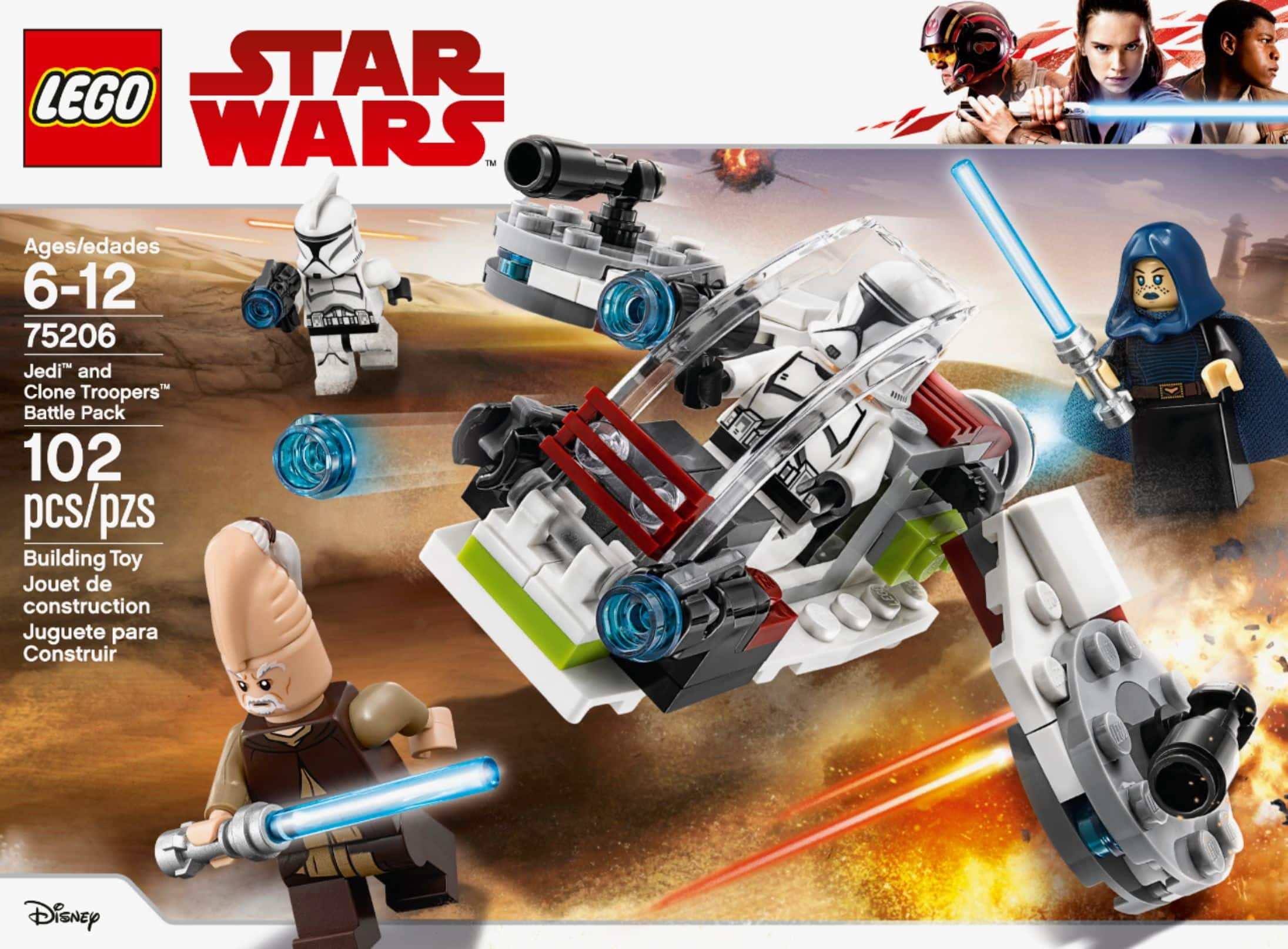 LEGO Star Wars Jedi and Clone Troopers Battle Pack Best Buy