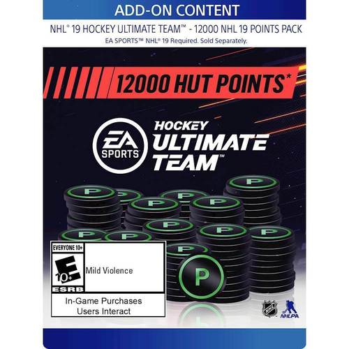 NHL 19 Hockey Ultimate Team 12,000 HUT Points - PlayStation 4