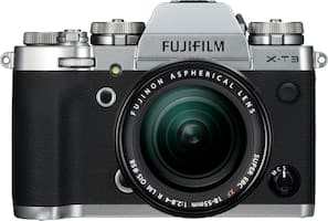 Fujifilm - X Series X-T3 Mirrorless Camera with XF18-55mm F2.8-4 R LM OIS Lens - Silver - Front_Zoom