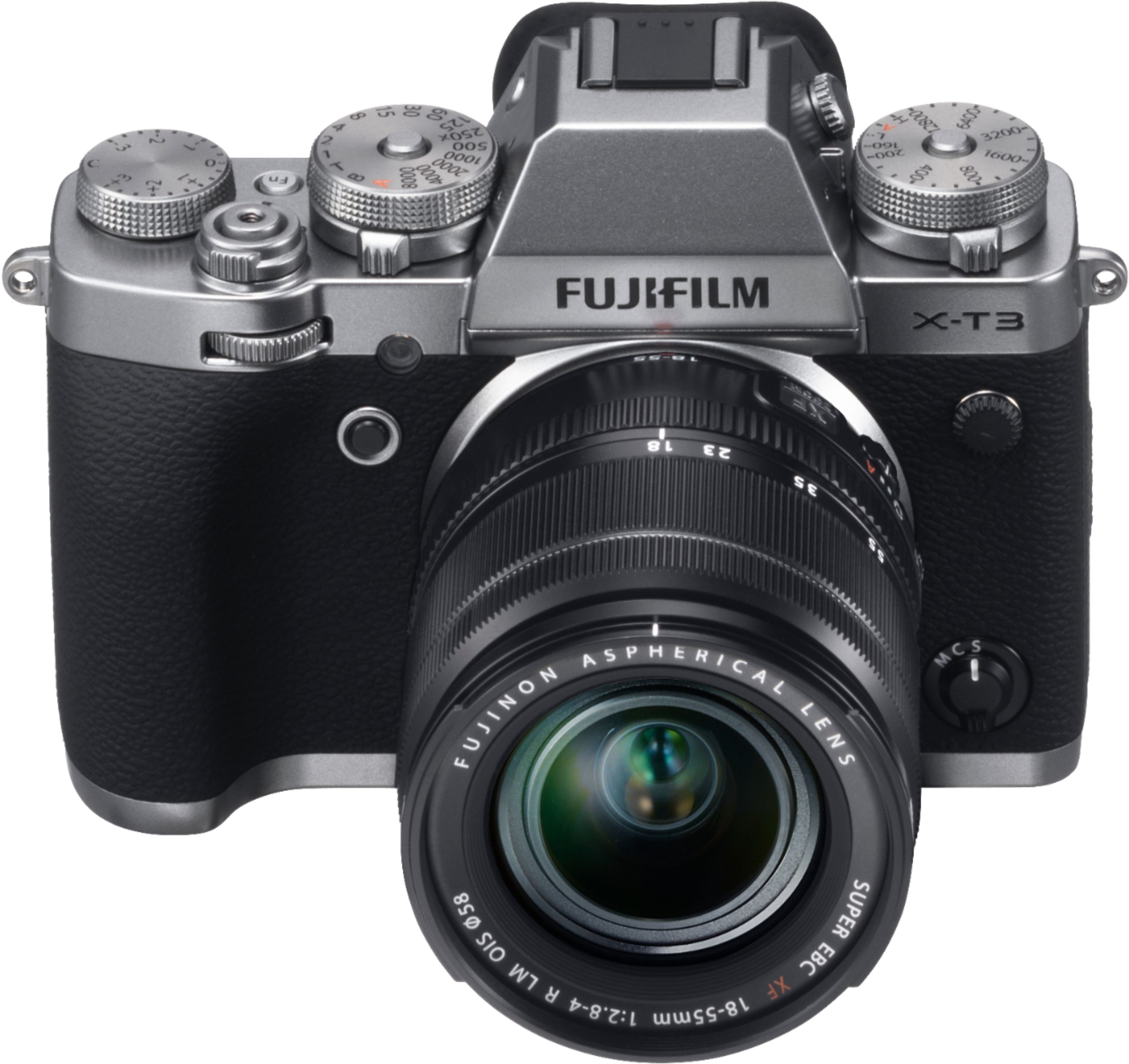 Best Buy: Fujifilm X Series X-T3 Mirrorless Camera with XF18-55mm F2.8-4 R  LM OIS Lens Silver 16589199