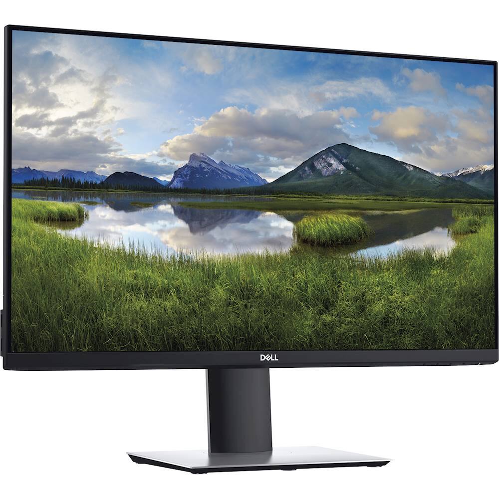 Angle. Dell - 27" IPS LED FHD Monitor - Black.