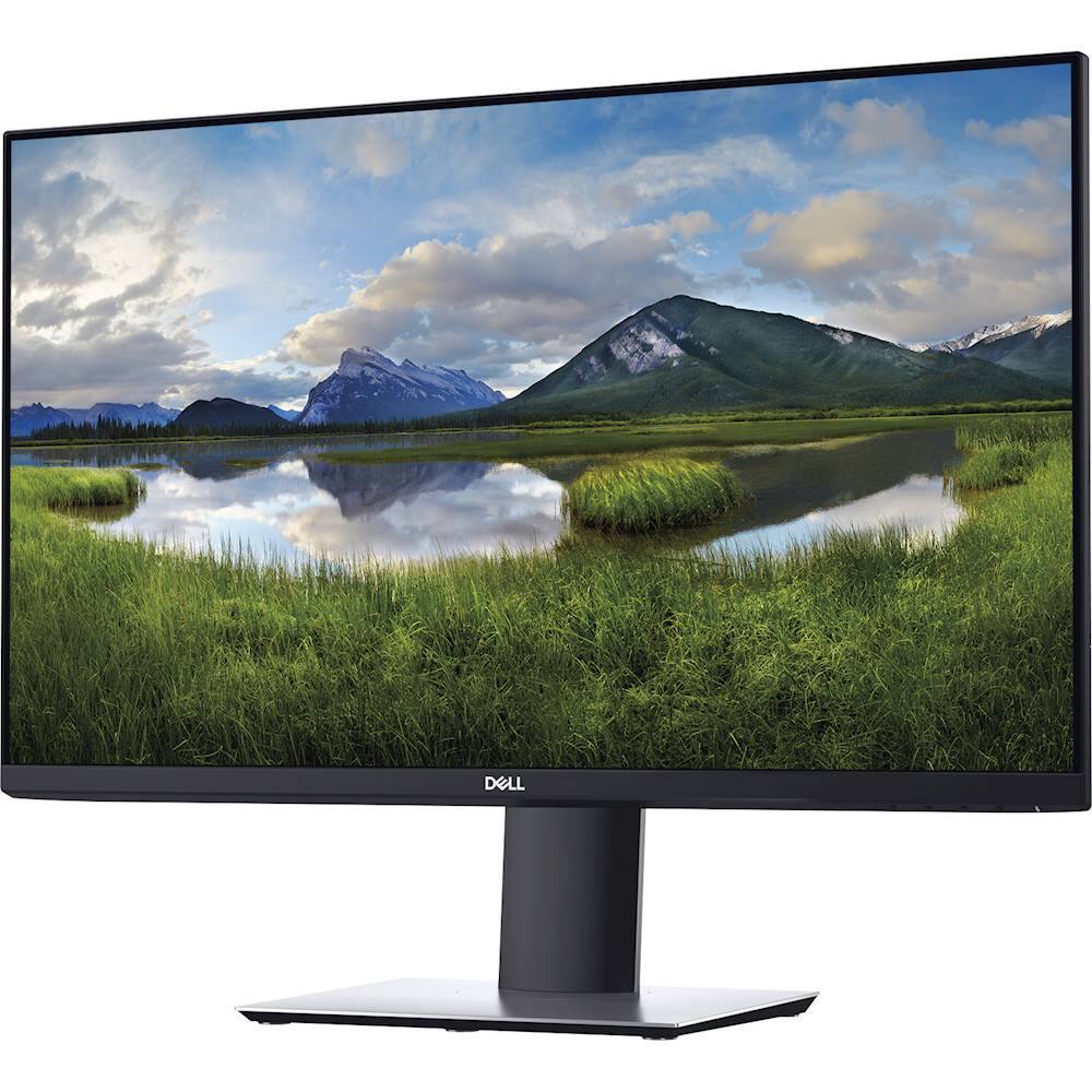 Left. Dell - 27" IPS LED FHD Monitor - Black.
