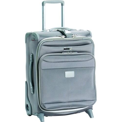 Front Standard. Delsey - Helium Pilot 2.0 Travel/Luggage Case (Trolley) for Travel Essential - Platinum.