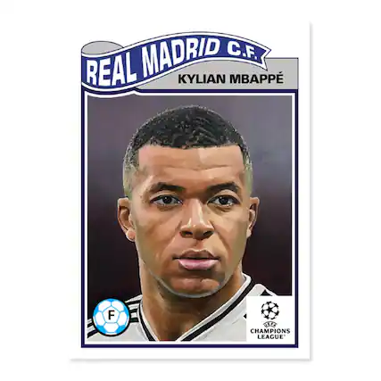 REAL MADRID C.F.
KYLIAN MBAPPE
CHAMPIONS LEAGUE