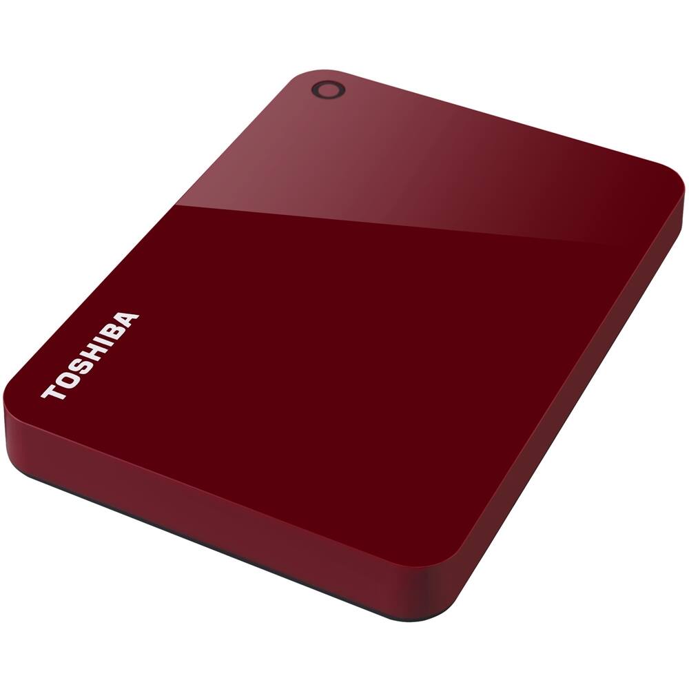 Best Buy Toshiba Canvio 1TB External USB 3.0 Portable Hard Drive Red HDTC910XR3AA