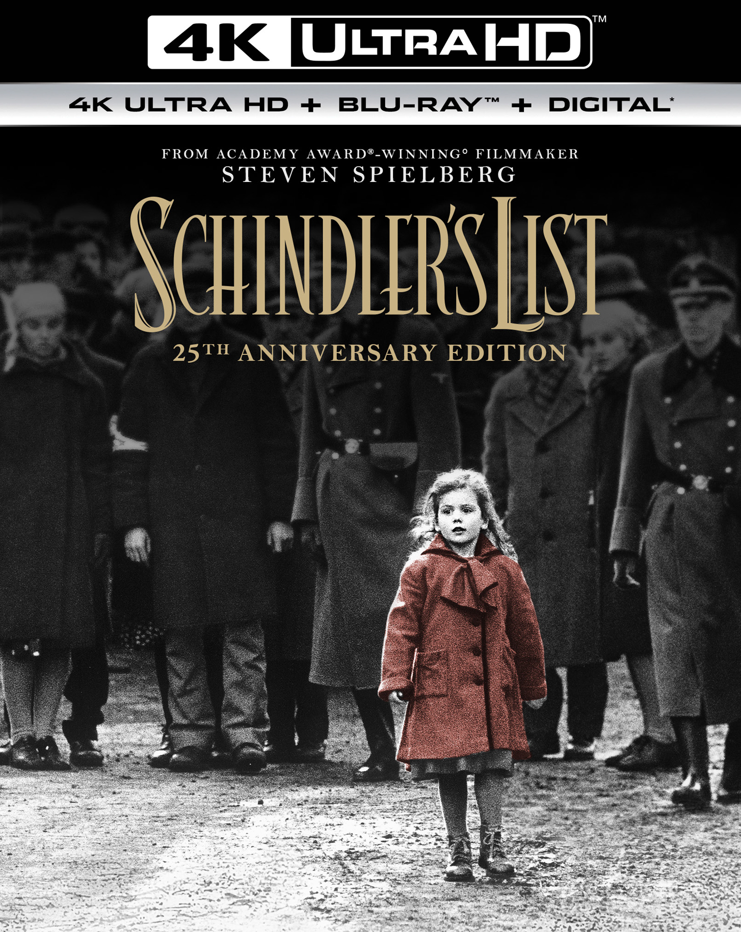 Schindler's List [25th Anniversary] [Includes Digital Copy] [4K Ultra HD Blu-ray/Blu-ray] [1993]