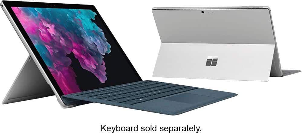Alt View Zoom 15. Microsoft - Geek Squad Certified Refurbished Surface Pro 6 - 12.3" Touch-Screen - Intel Core i5 - 8GB Memory - 128GB SSD - Platinum.