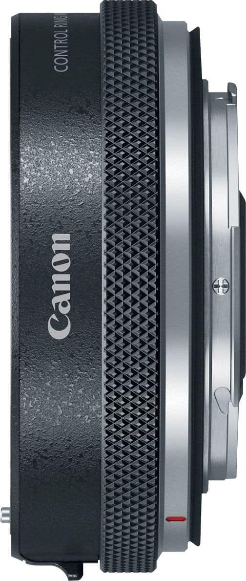 Left. Canon - EF-EOS R5, EOS R6, EOS R and EOS RP Control Ring Lens Mount Adapter.