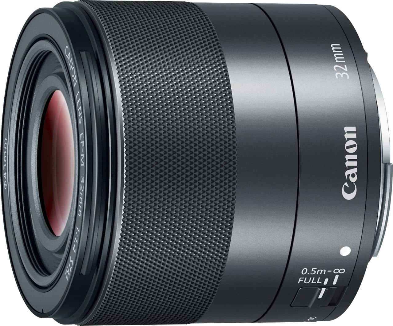 Best Buy: Canon EF-M32mm F1.4 STM Standard Prime Lens for EOS M Cameras  Black 2439C002