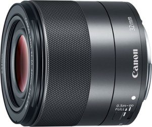 Canon - EF-M32mm F1.4 STM Standard Prime Lens for EOS M Cameras - Black - Front_Zoom