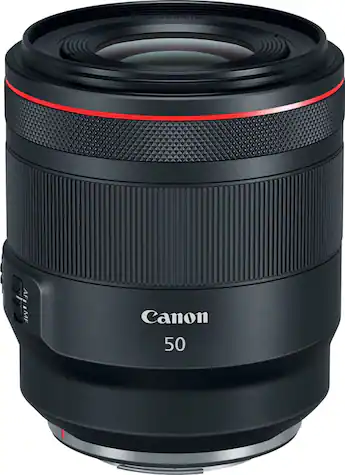 Canon RF50mm F1.2 L USM Standard Prime Lens for EOS R Series Cameras Black