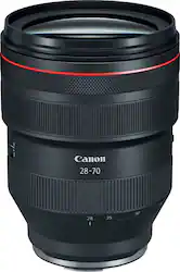 Canon - RF28-70mm F2 L USM Standard Zoom for EOS R-Series Cameras - Black - Front_Zoom
