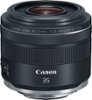 Front. Canon - RF35mm F1.8 Macro IS STM Macro Lens for EOS R-Series Cameras - Black.