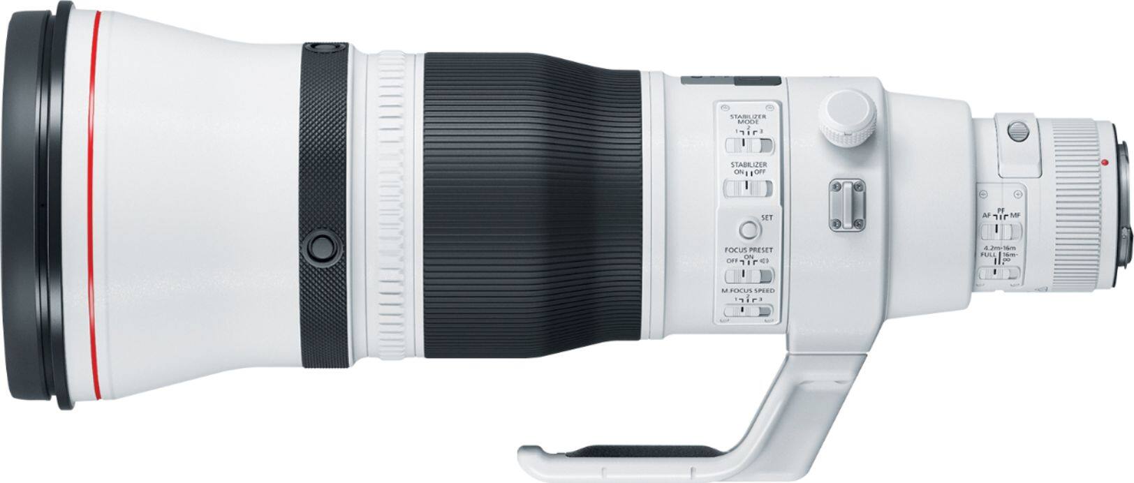 Angle. Canon - EF 600mm f/4L IS III USM Super Telephoto Prime Lens for Canon DSLRs.