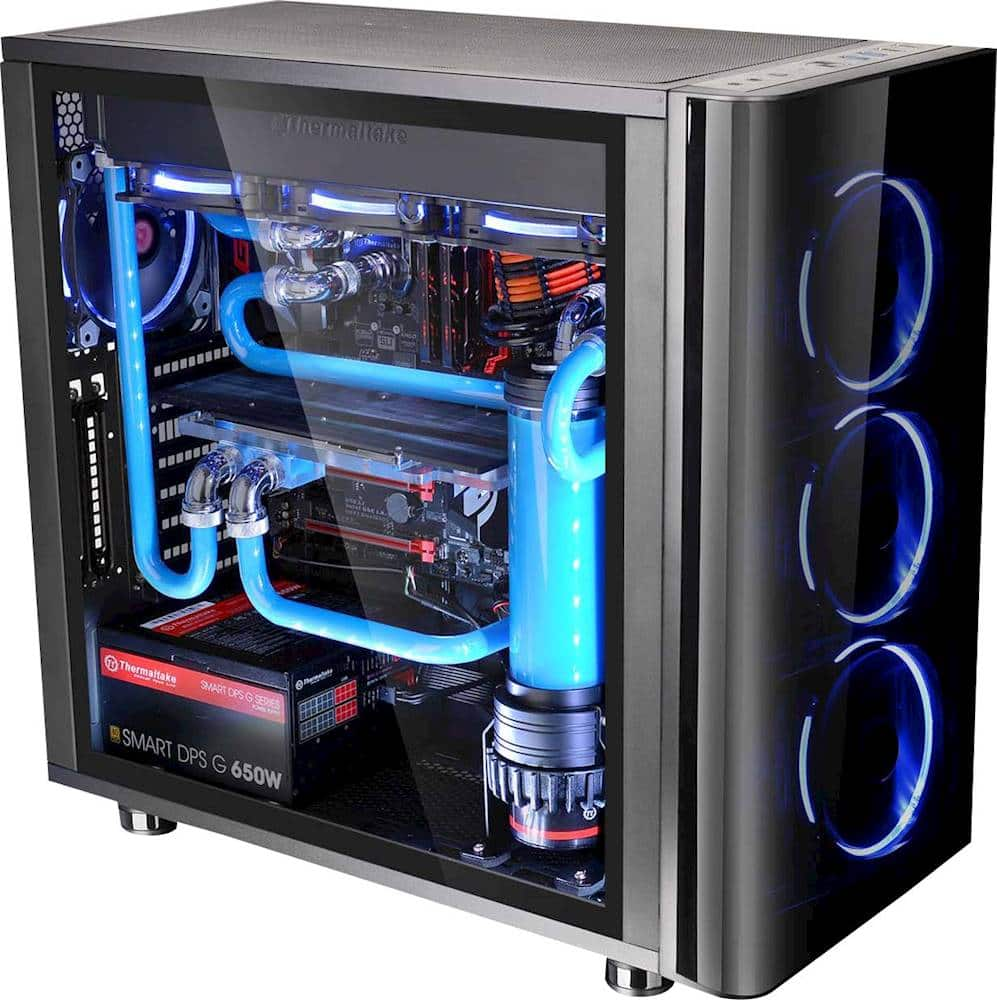 Best Buy: Thermaltake View ATX Mid-Tower Case Black CA-1H8-00M1WN-00