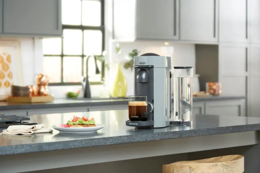 Alt View 15. De'Longhi - Nespresso Vertuo Plus Deluxe Coffee and Espresso Maker - Matte Black.