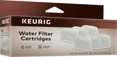 Keurig - Water Filter Refill Cartridges (6-Pack) - Gray - Angle_Zoom