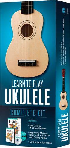Hal Leonard - 4-String Ukulele - learn to play kit.-Front_Standard