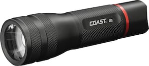 Coast - 650 Lumen LED Flashlight - Black - Front_Zoom