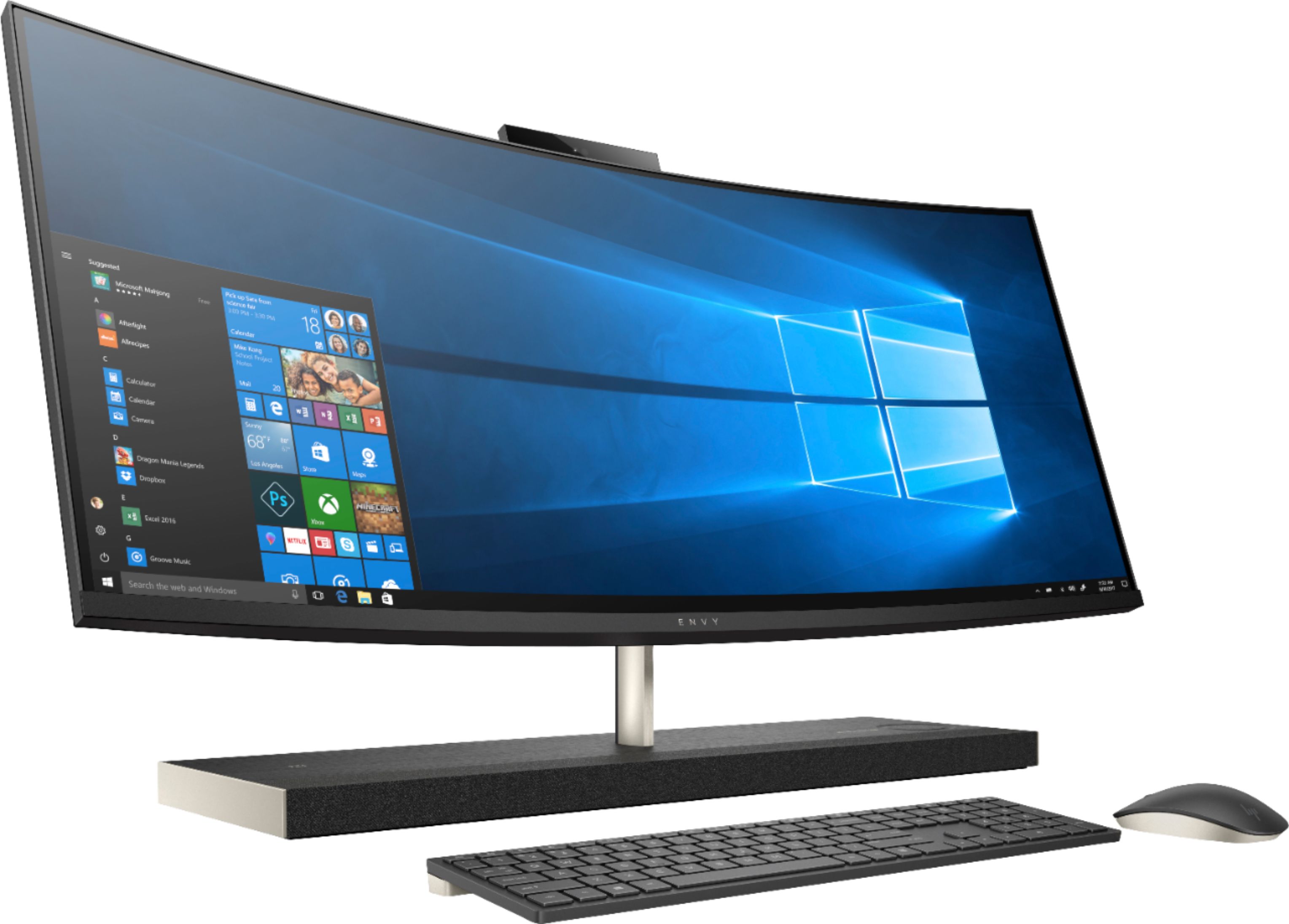 HP Envy All-in-One PC, 34, Windows 11 Home, Intel® Core™ i7, 16GB