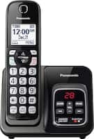Panasonic - KXTGD530M DECT 6.0 Expandable Cordless Phone System with Digital Answering System - Metallic Black - Angle_Zoom