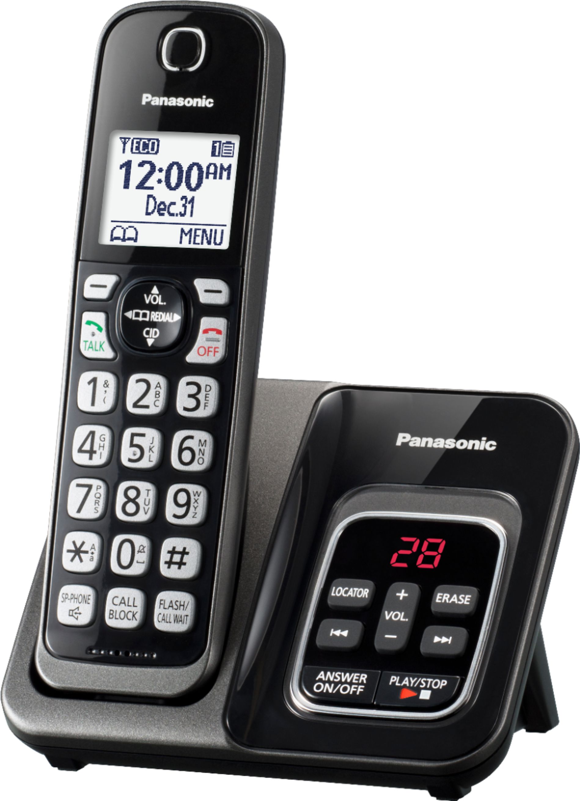 Best Buy: Panasonic KXTGD530M DECT 6.0 Expandable Cordless Phone 