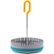 Front Zoom. BioLite - Coffee Press - Teal/Yellow/Silver.