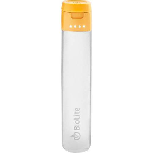 BioLite - Charge 10 2600 mAh Portable Charger for Most USB-Enabled Devices - Silver/Yellow