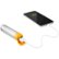 Alt View Zoom 2. BioLite - Charge 10 2600 mAh Portable Charger for Most USB-Enabled Devices - Silver/Yellow.