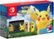Front Zoom. Nintendo - Switch Pikachu & Eevee Edition with Pokémon: Let's Go, Pikachu! + Poké Ball Plus - Gray.