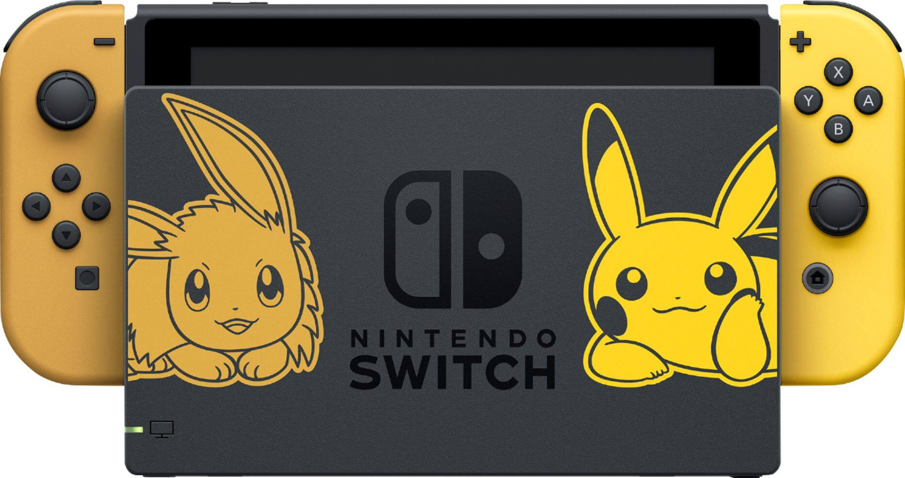 Alt View 11. Nintendo - Switch Pikachu & Eevee Edition with Pokémon: Let's Go, Pikachu! + Poké Ball Plus - Gray.
