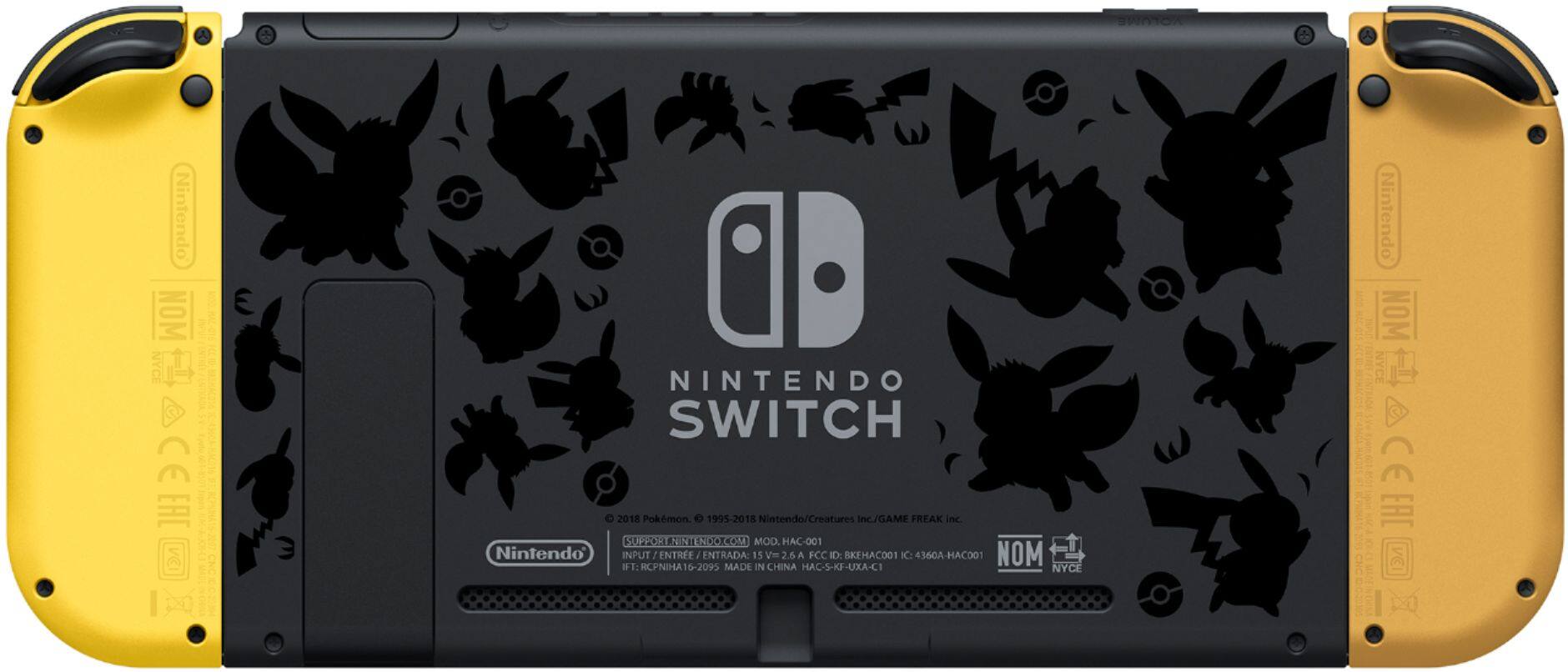 Alt View 13. Nintendo - Switch Pikachu & Eevee Edition with Pokémon: Let's Go, Pikachu! + Poké Ball Plus - Gray.