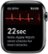 Alt View Zoom 14. Apple Watch Series 5 (GPS + Cellular) 44mm Stainless Steel Case with Black Sport Band (Verizon).