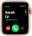 Alt View Zoom 12. Apple Watch Series 5 (GPS + Cellular) 40mm Gold Aluminum Case with Pink Sand Sport Band - Gold Aluminum (Verizon).