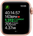 Alt View Zoom 13. Apple Watch Series 5 (GPS + Cellular) 40mm Gold Aluminum Case with Pink Sand Sport Band - Gold Aluminum (Verizon).