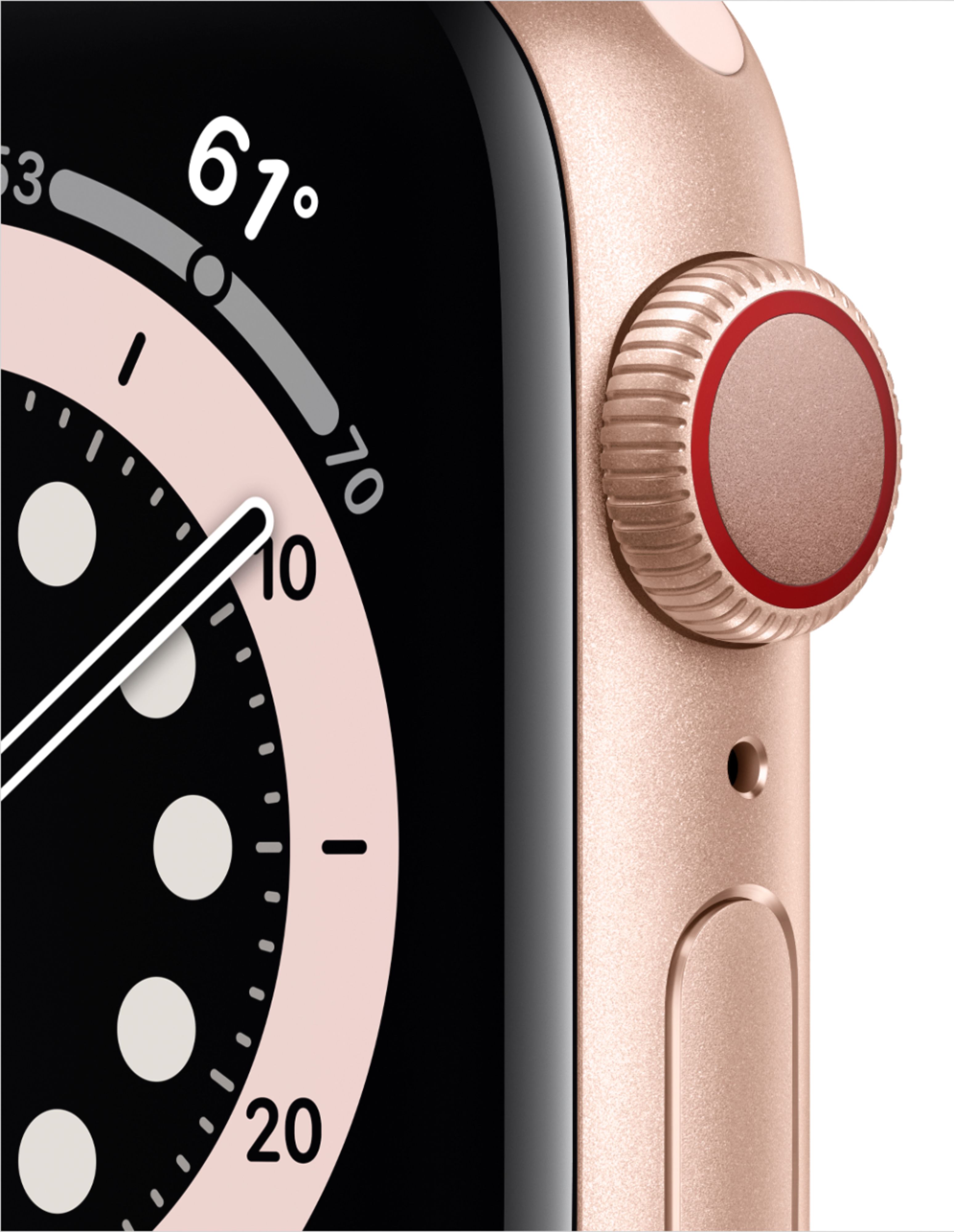 Best Buy: Apple Watch Series 6 (GPS + Cellular) 40mm Gold Aluminum