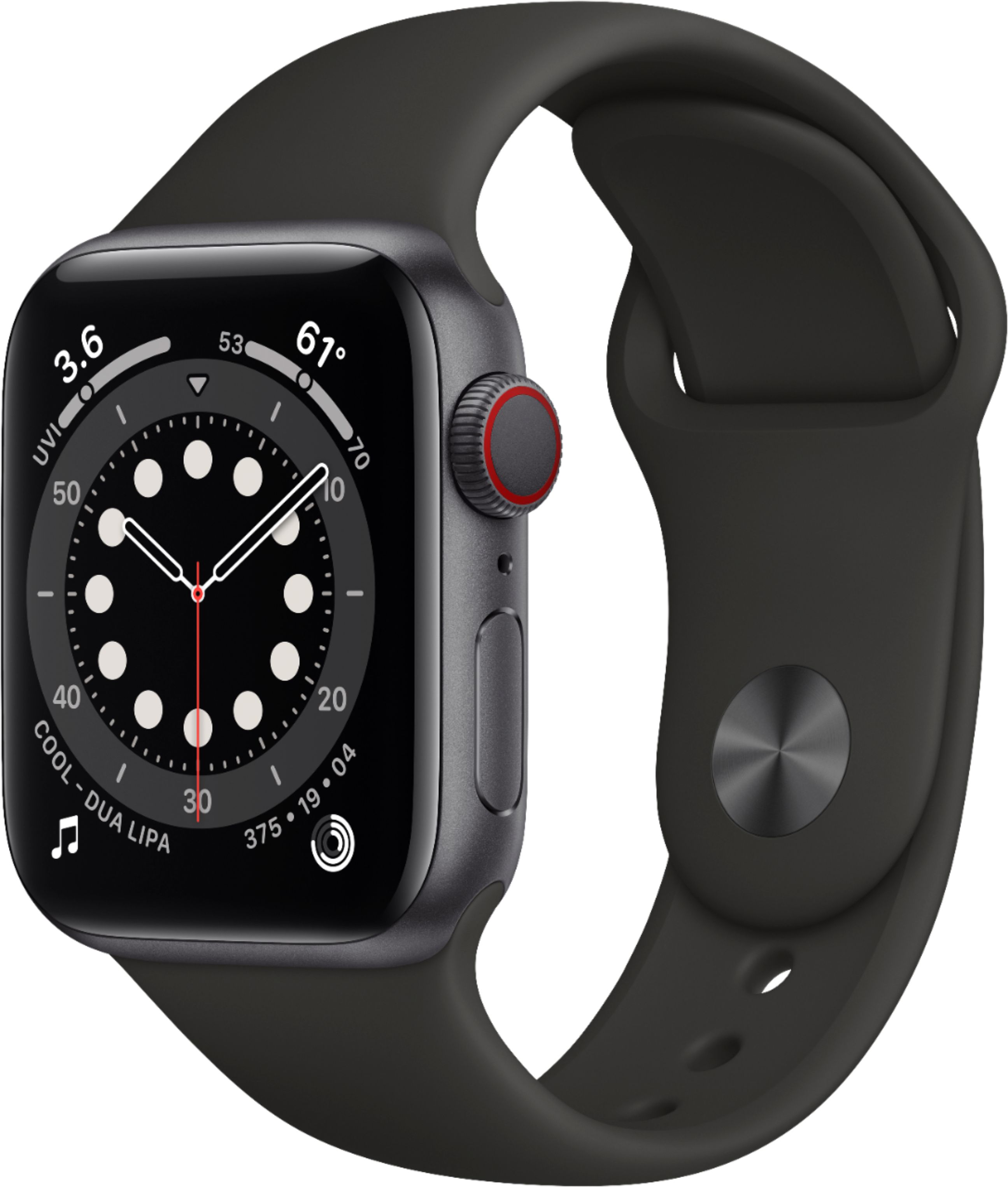 Best Buy: Apple Watch Series 6 (GPS + Cellular) 40mm Space Gray 