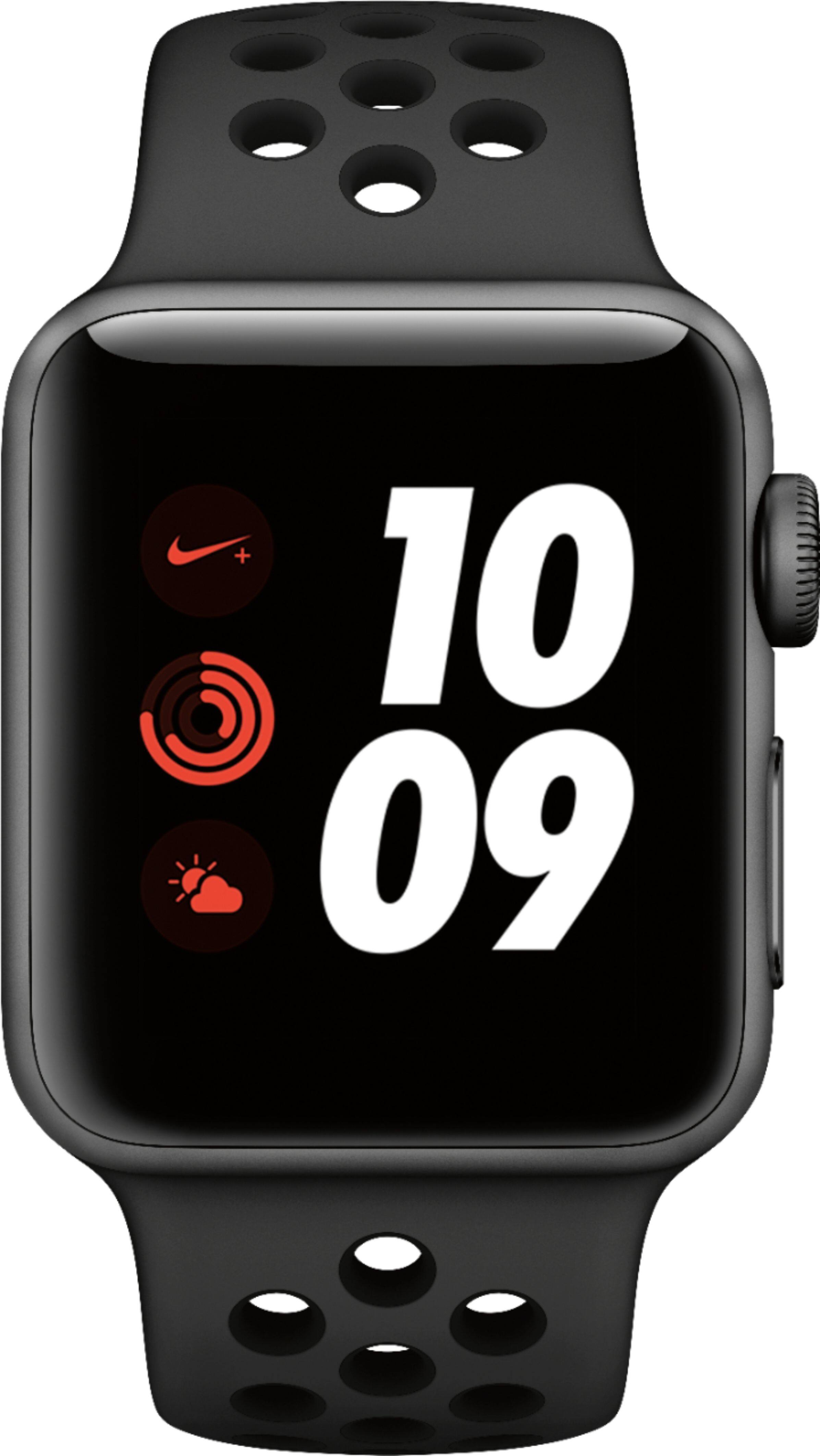 Best Buy Apple Watch Nike+ Series 3 (GPS + Cellular) 38mm Space Gray