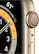 Alt View 11. Apple - Apple Watch Series 6 (GPS + Cellular) 44mm Stainless Steel Case with Gold Milanese Loop - Gold.