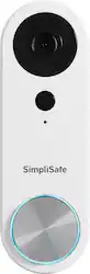SimpliSafe - Video Doorbell Pro - Wired - White - Front_Zoom