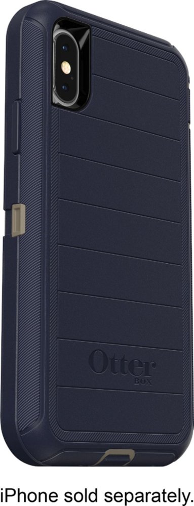 defender series pro case for apple iphone xs - blue