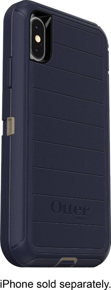 defender series pro case for apple iphone xs - blue defender series pro case for apple iphone xs - blue