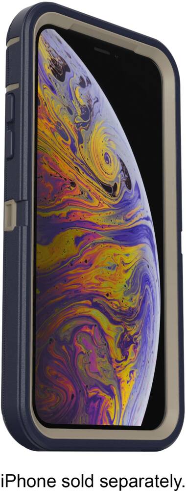 defender series pro case for apple iphone xs - blue defender series pro case for apple iphone xs - blue