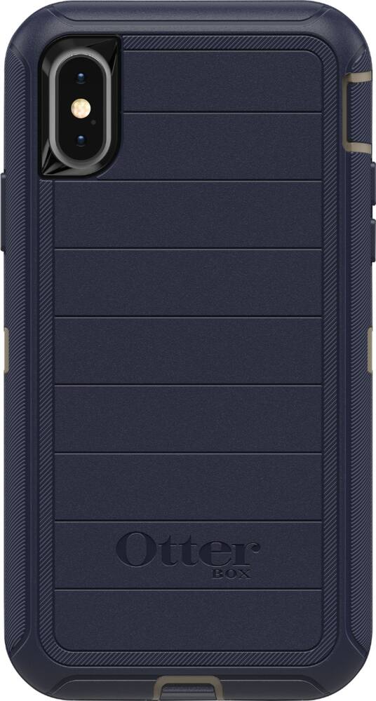 defender series pro case for apple iphone xs - blue defender series pro case for apple iphone xs - blue