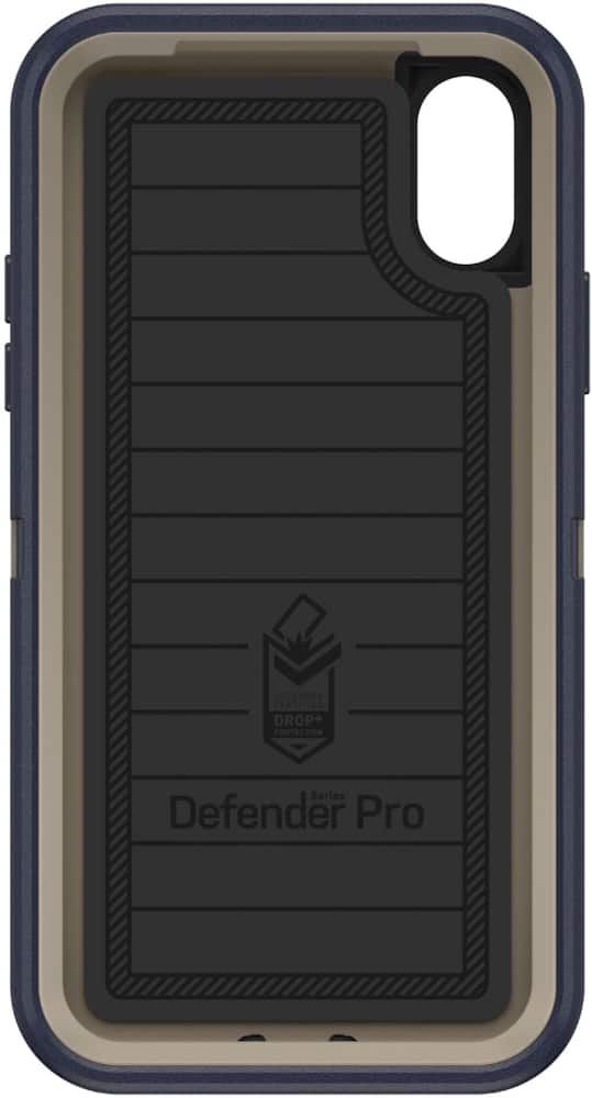 defender series pro case for apple iphone xs - blue defender series pro case for apple iphone xs - blue